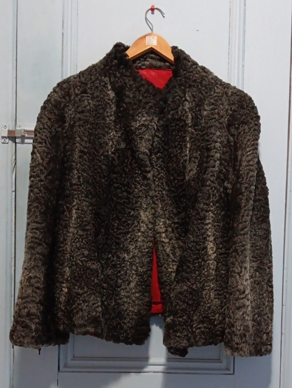 Vintage Women’s Gray Lamb Jacket - Coat